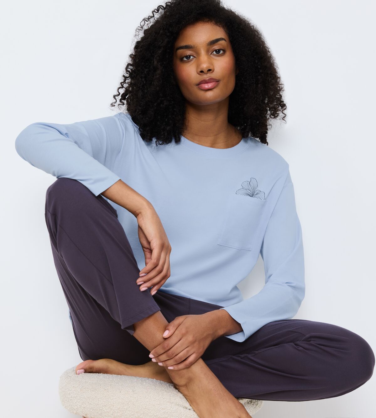 Pižama Triumph sets PK 02 LSL bombaž 0032