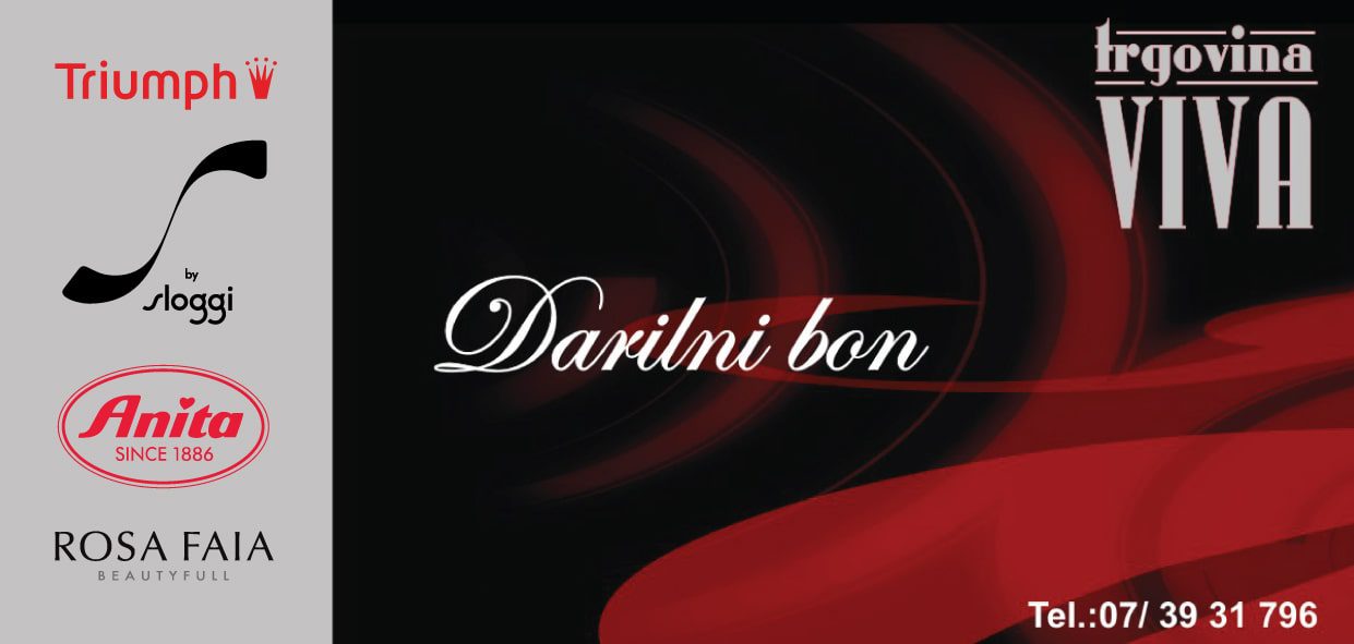 Triumph- Sloggi -darilni bon trgovina viva